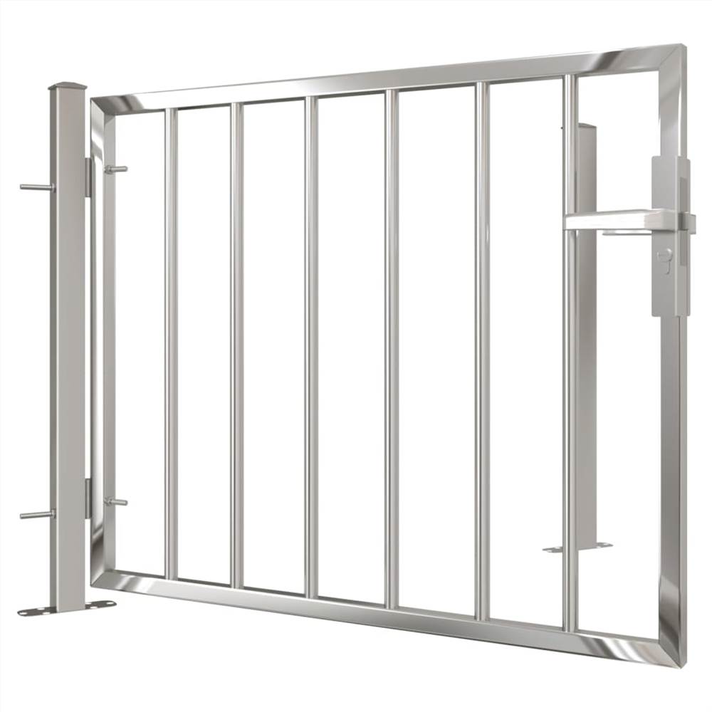 Garden Gate 100x75 cm Stainless Steel