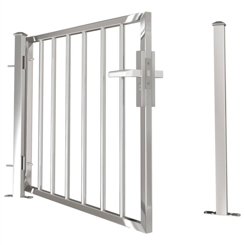 Garden Gate 100x75 cm Stainless Steel