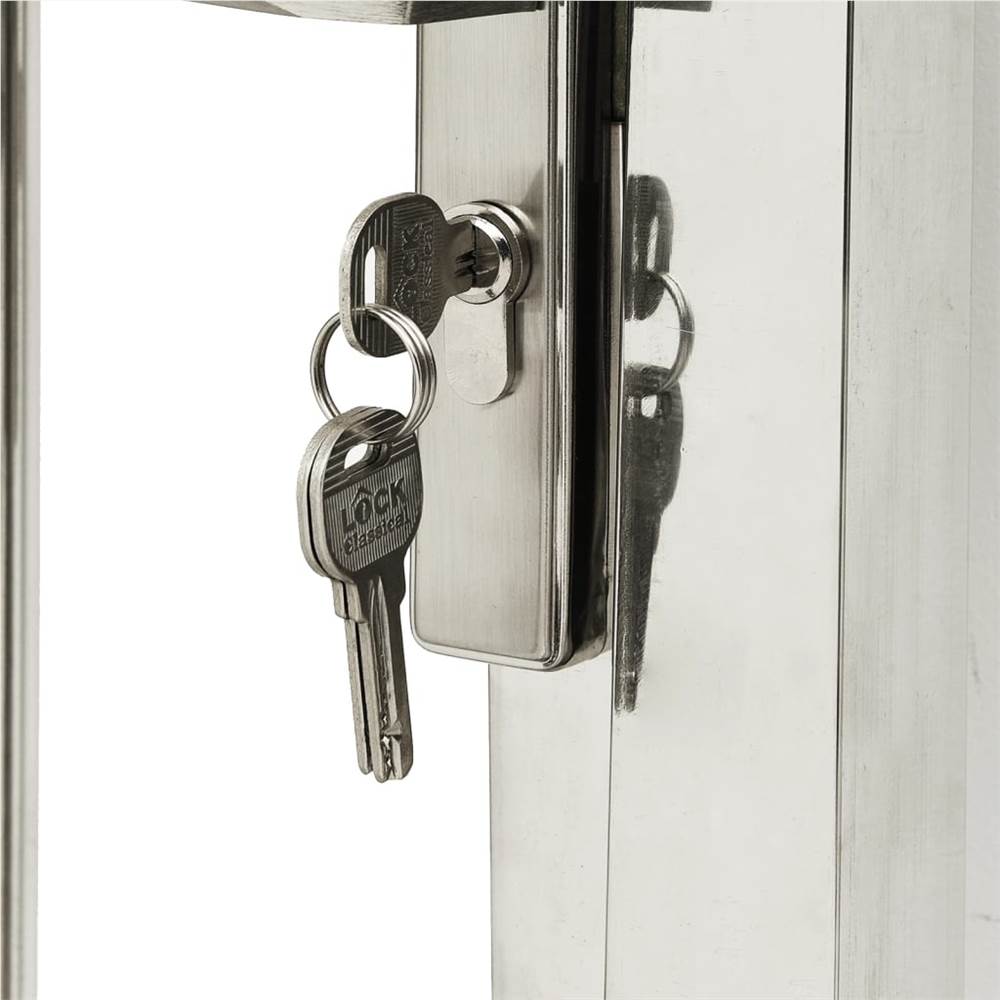 Garden Gate 100x75 cm Stainless Steel