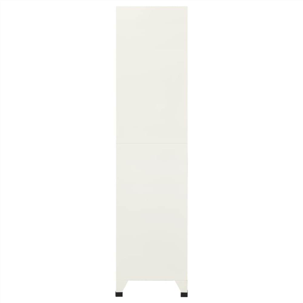 Locker Cabinet Grey and Blue 90x45x180 cm Steel