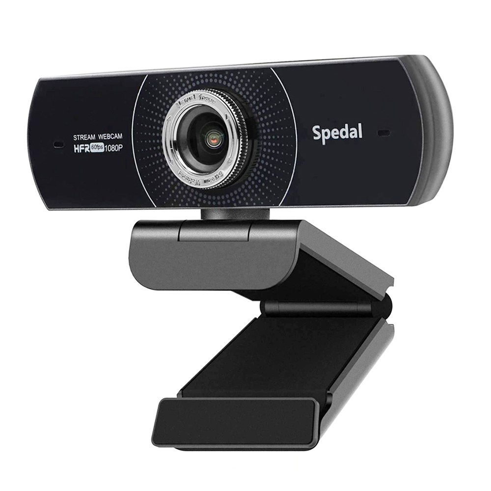 

Spedal M934 Webcam 1080p HD 60fps with Microphone Spedal Software Webcam Laptop Desktop Mac USB, Pro Streaming Camera