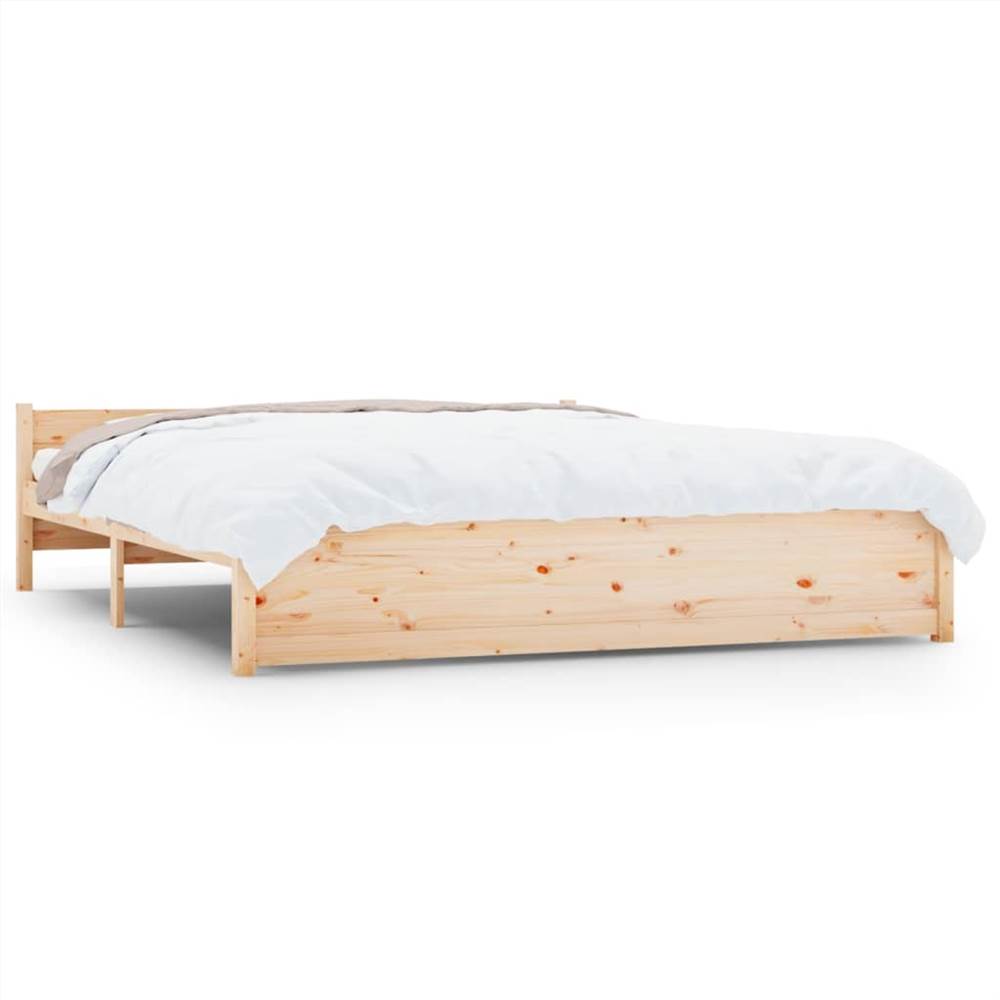 Bed Frame Solid Wood 200x200 cm