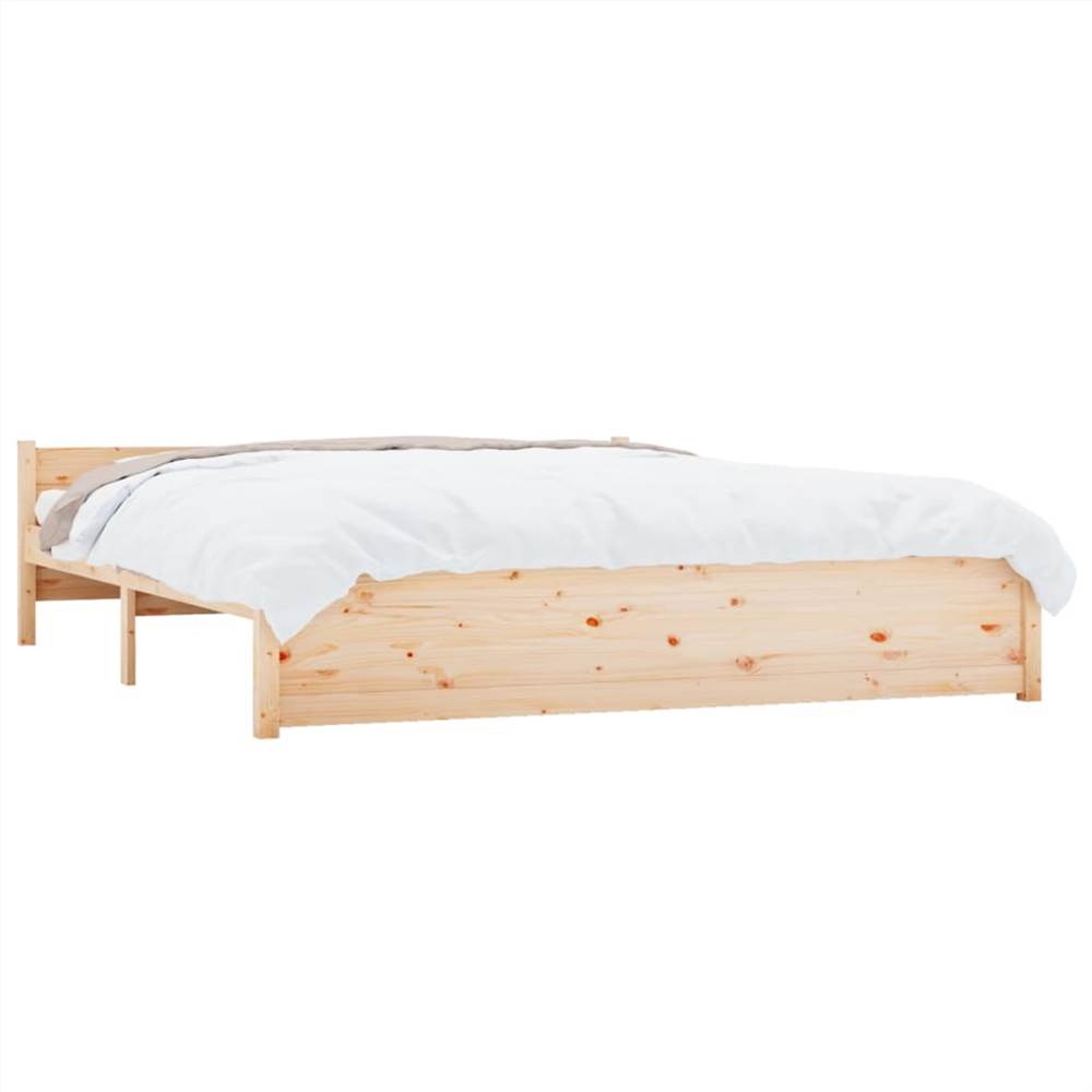 Bed Frame Solid Wood 200x200 cm