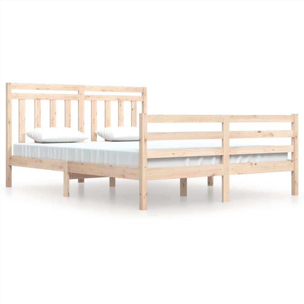 Bed Frame Solid Wood 160x200 cm