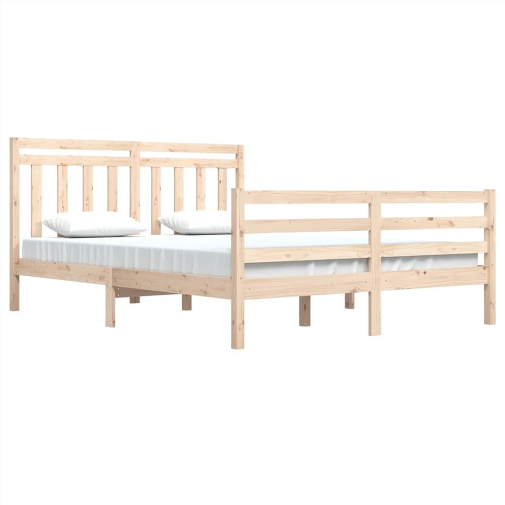 Bed Frame Solid Wood 160x200 cm
