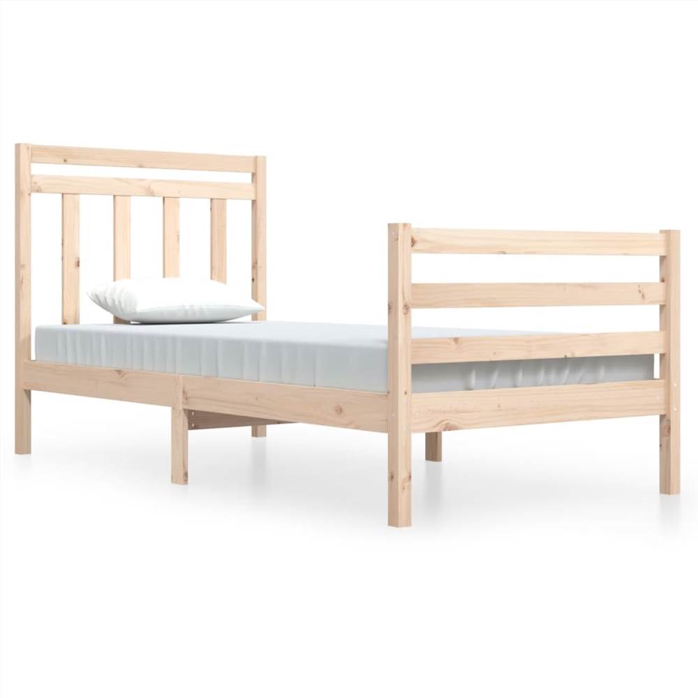 Bed Frame Solid Wood 90x200 cm