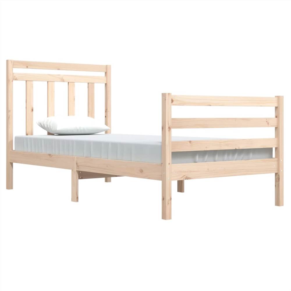 Bed Frame Solid Wood 90x200 cm