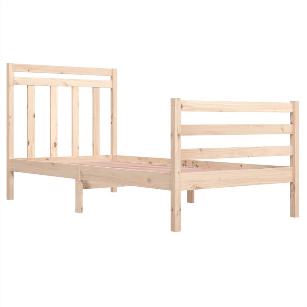Bed Frame Solid Wood 90x200 cm