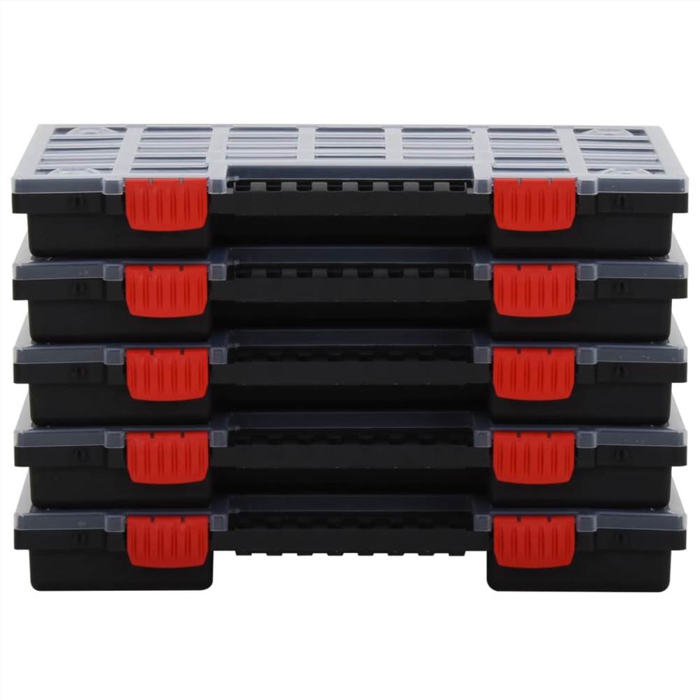 Assortment Boxes 5 pcs 40x30x5 cm Polypropylene