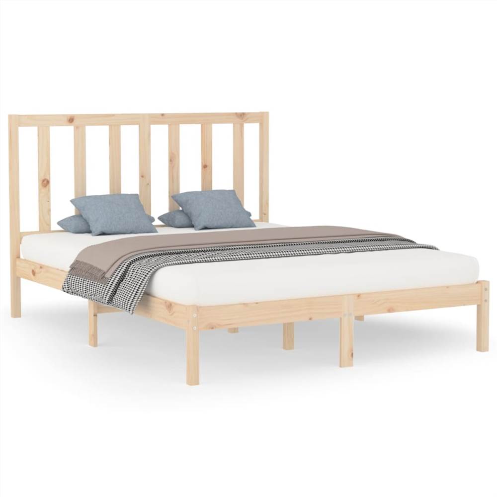 Bed Frame Solid Wood 160x200 cm