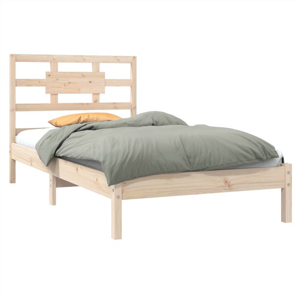 Bed Frame Solid Wood 90x200 cm