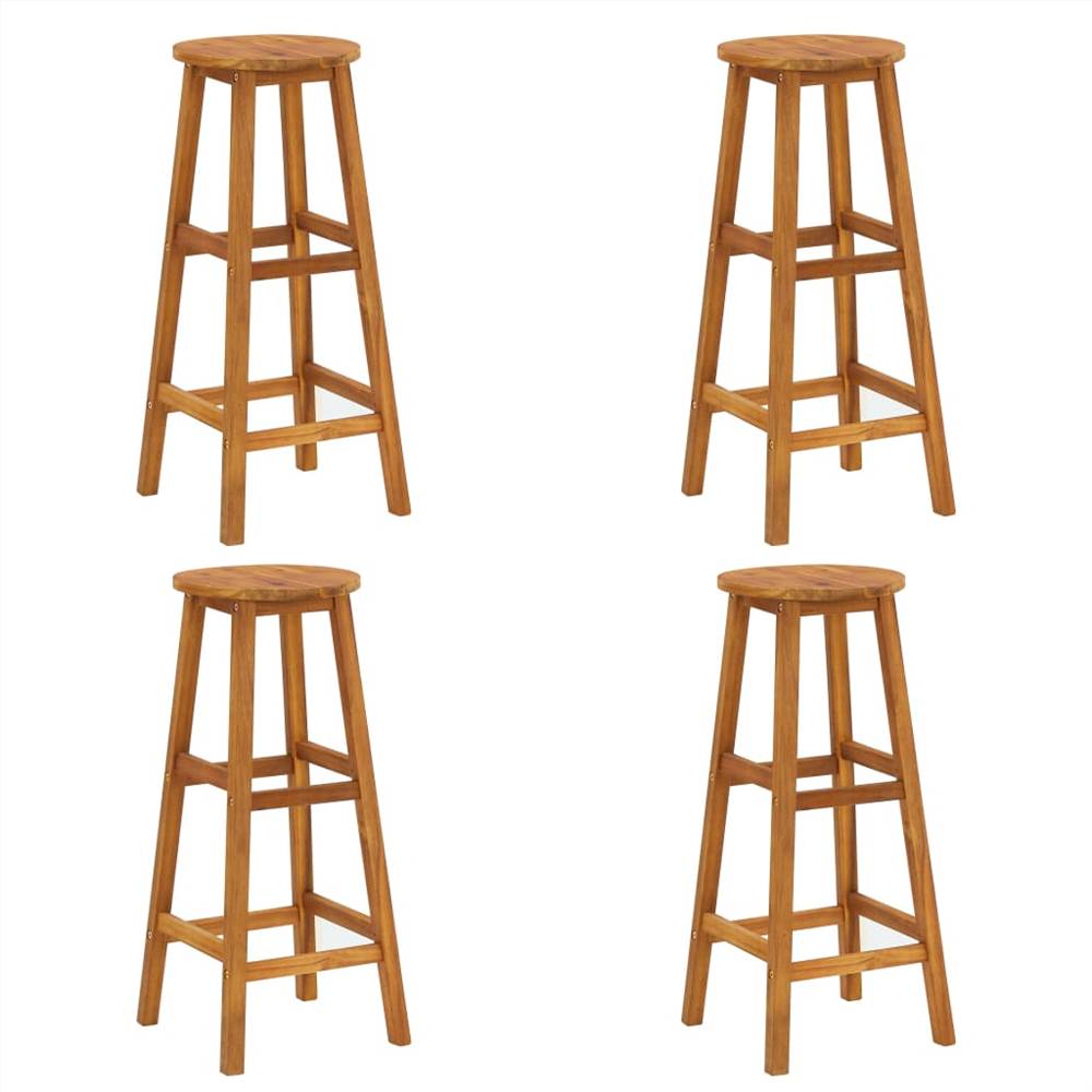 9 Piece Garden Bar Set Solid Wood Acacia