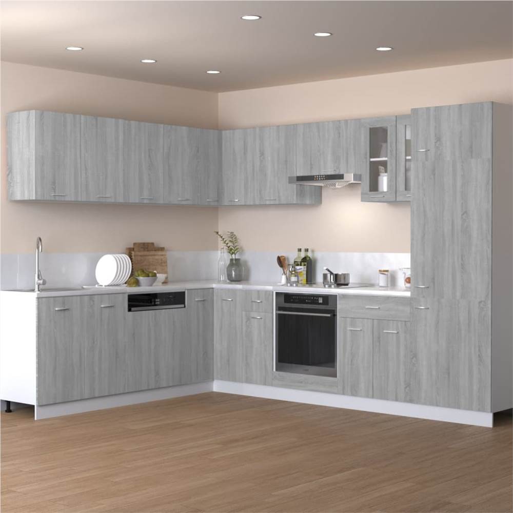 Hanging Cabinet Grey Sonoma 80x31x60 cm Engineered Wood