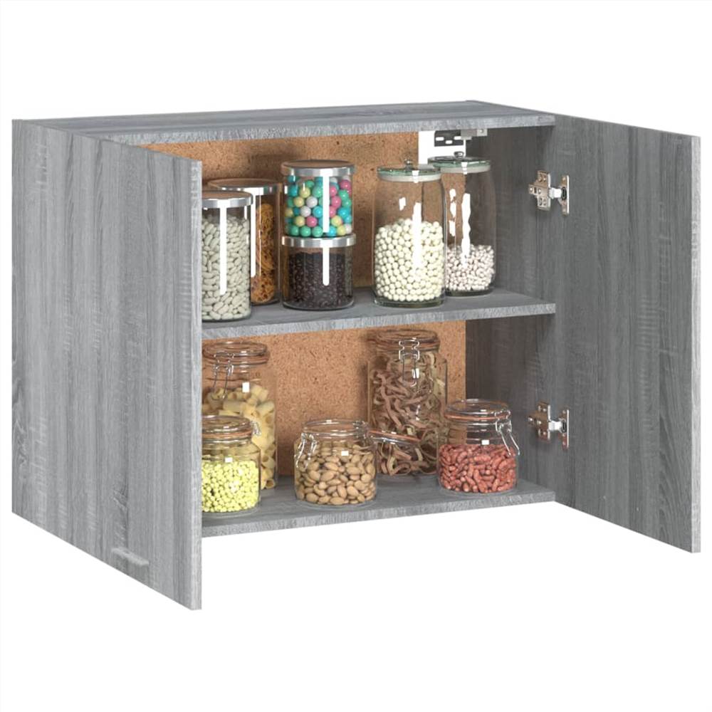 Hanging Cabinet Grey Sonoma 80x31x60 cm Engineered Wood