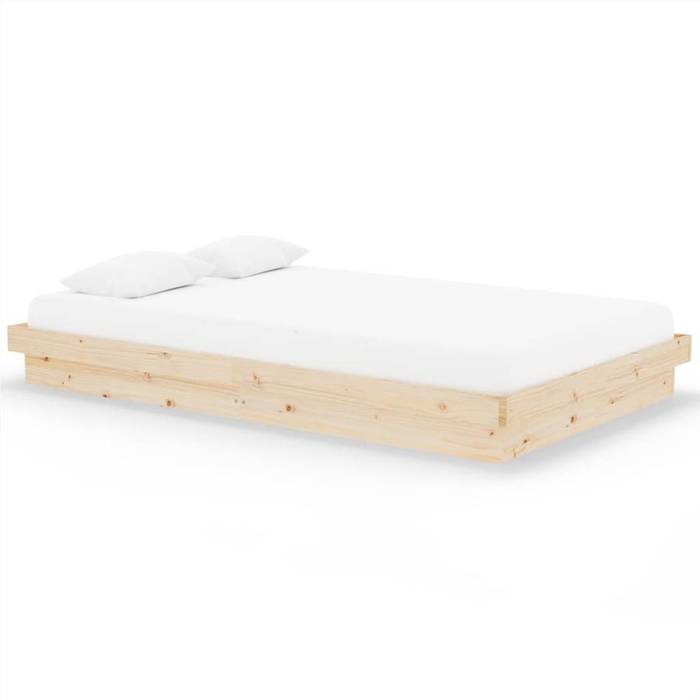 Bed Frame Solid Wood Pine 120x200 cm