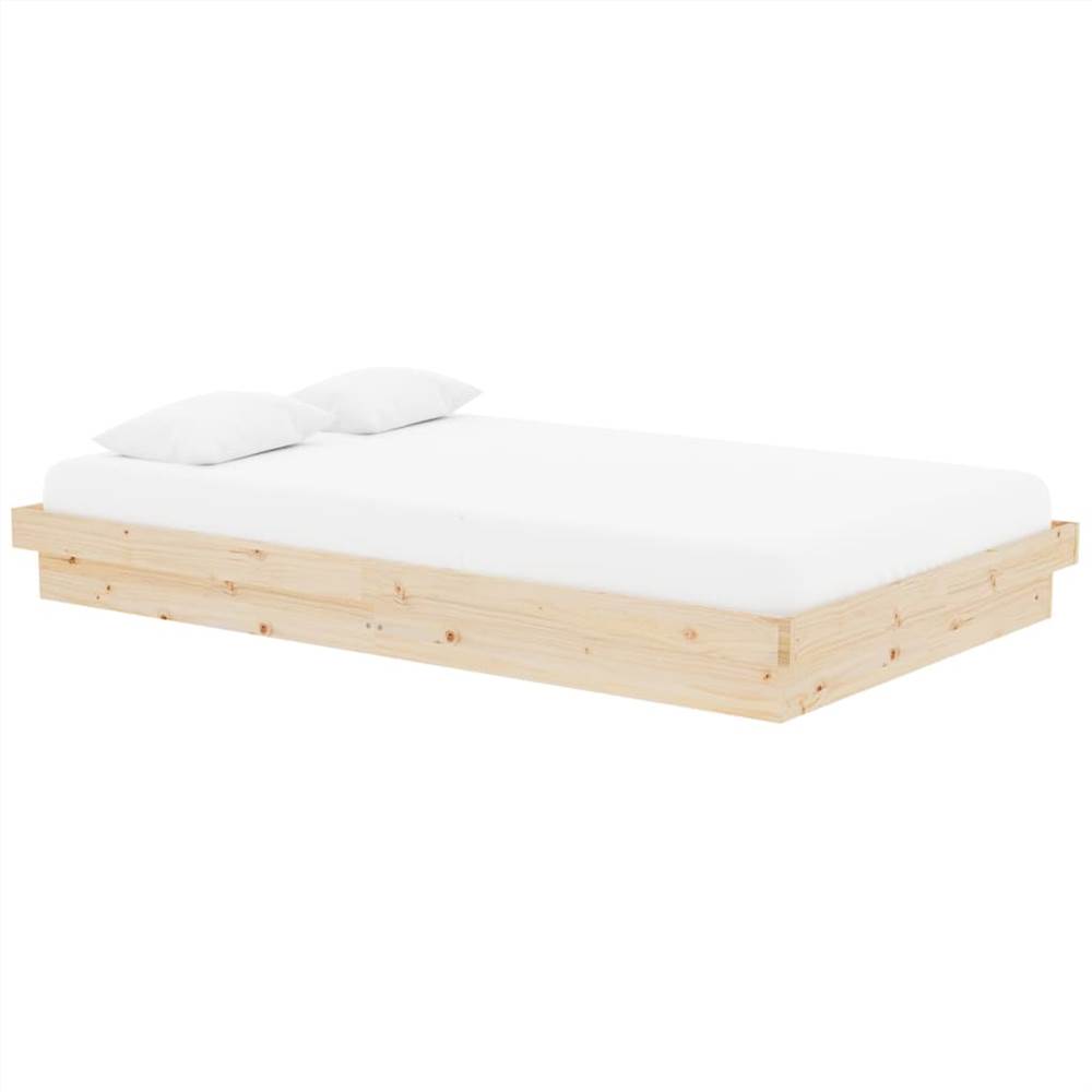 Bed Frame Solid Wood Pine 120x200 cm