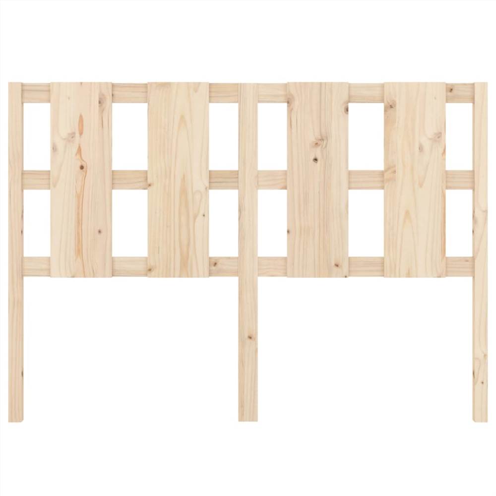 Bed Headboard 145.5x4x100 cm Solid Wood Pine