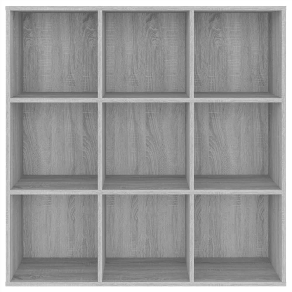 Book Cabinet Grey Sonoma 98x30x98 cm