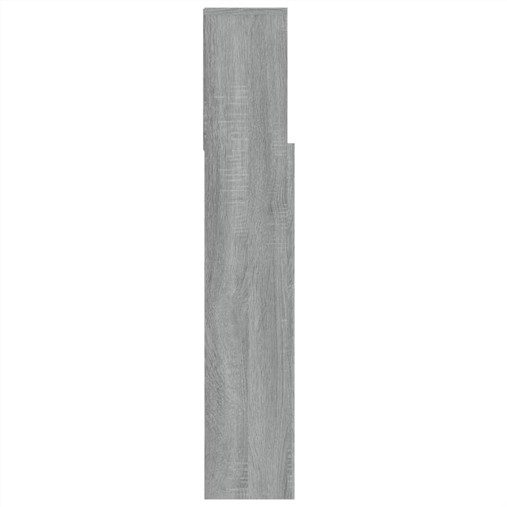 Headboard Cabinet Grey Sonoma 100x19x103.5 cm