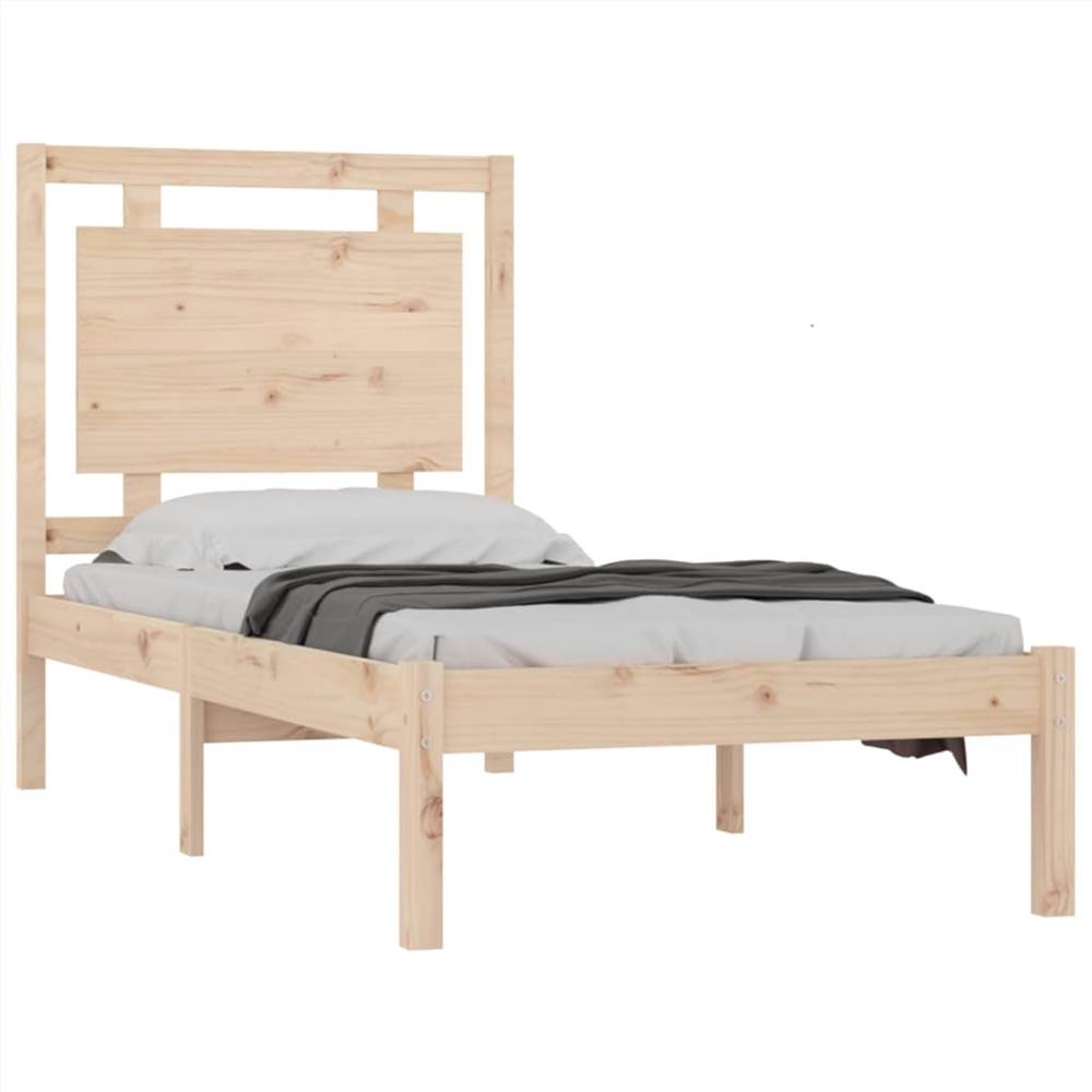 Bed Frame Solid Wood 90x200 cm