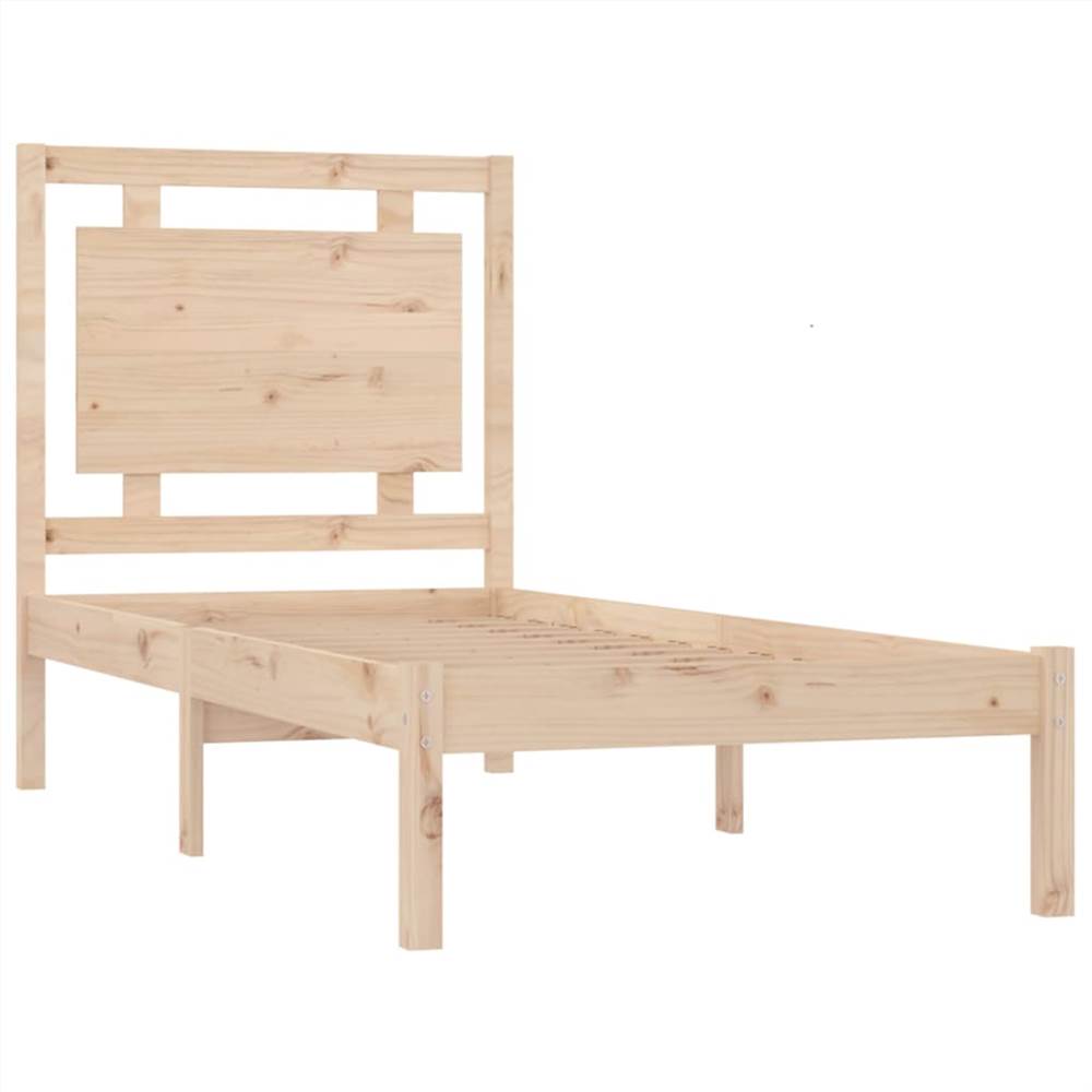 Bed Frame Solid Wood 90x200 cm