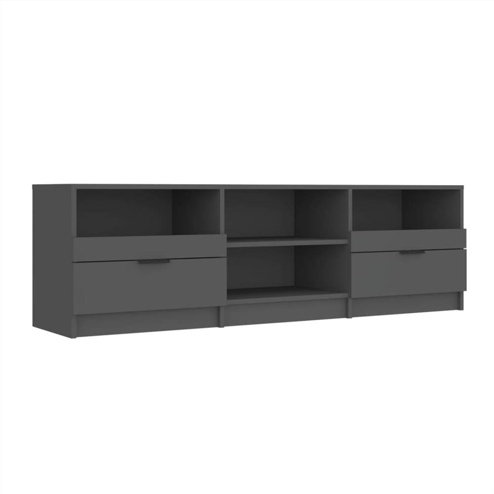 TV Cabinet Black 150x33.5x45 cm Engineered Wood