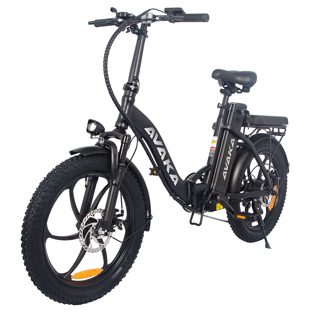 Avaka Bz Plus Electric Bike Inch W Km H V Ah Black