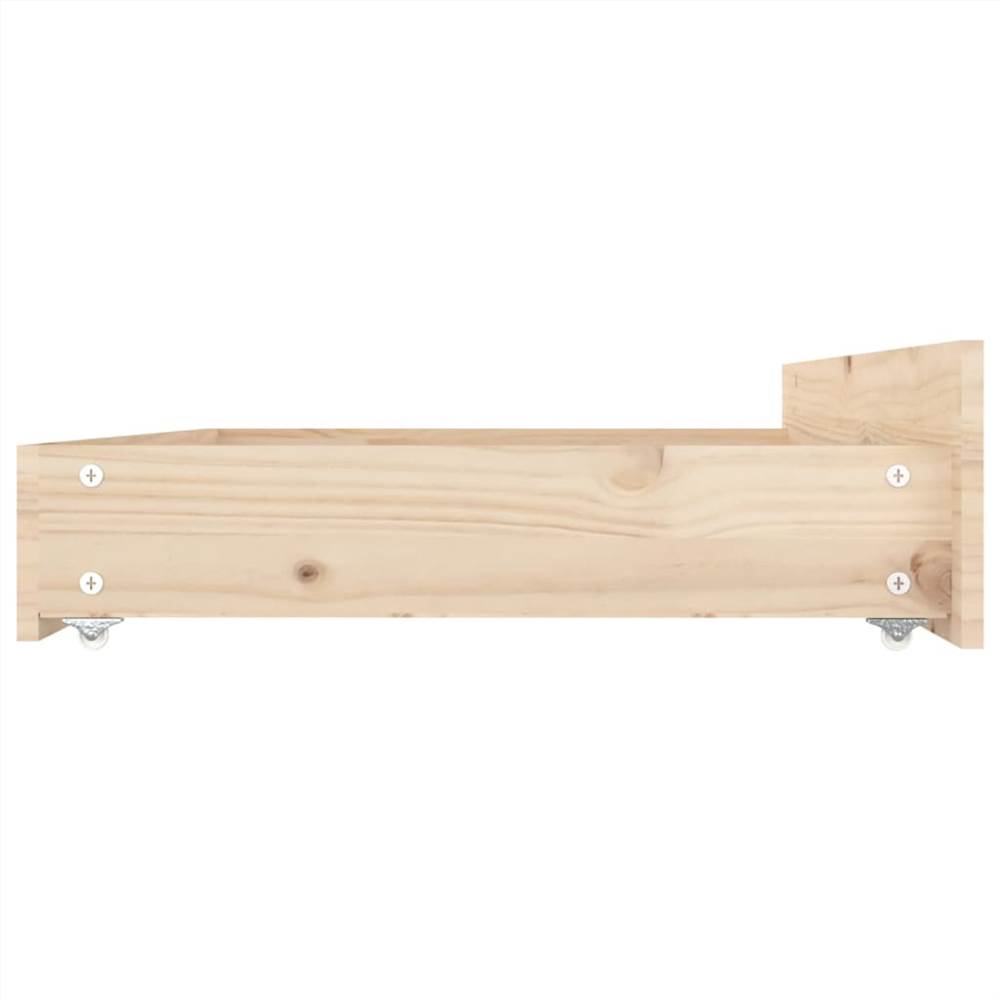 Bed Frame with Drawers 120x200 cm