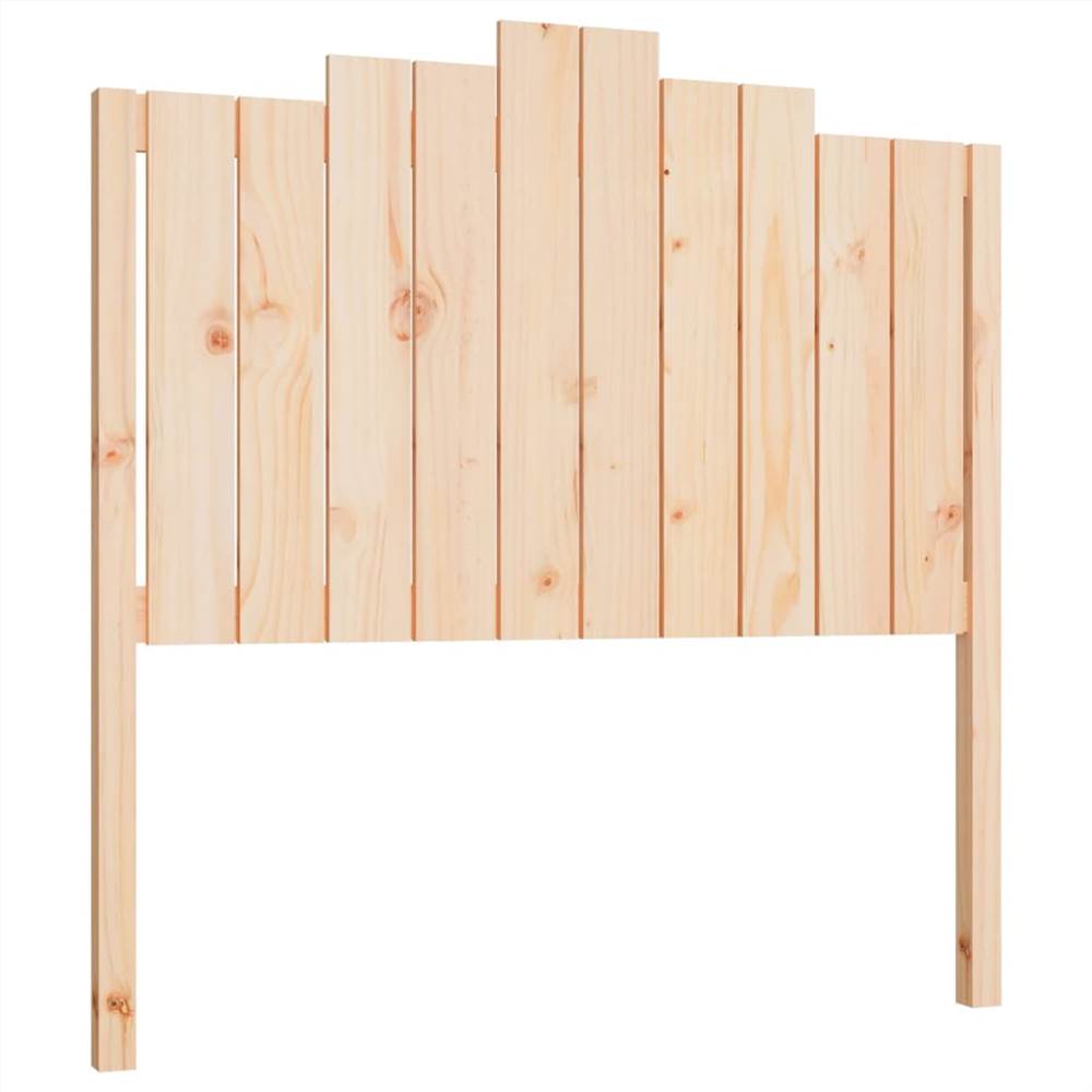 Bed Headboard 106x4x110 cm Solid Wood Pine