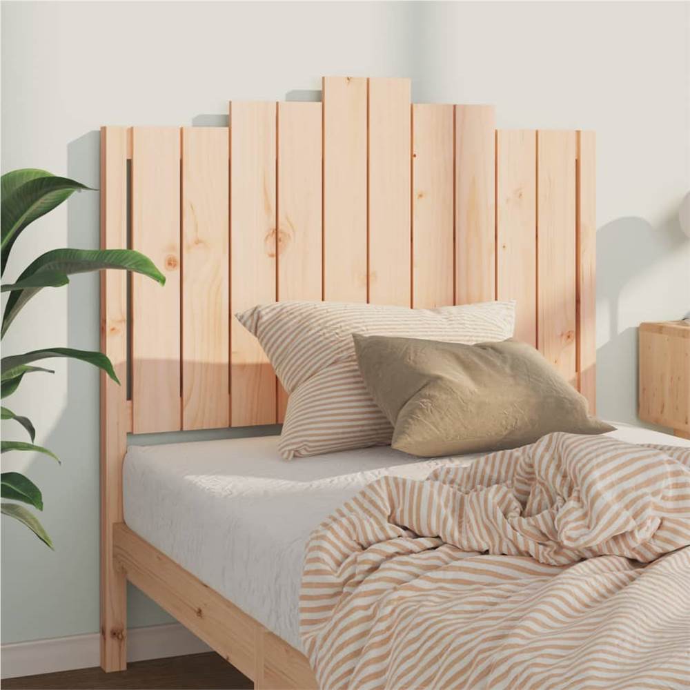 Bed Headboard 106x4x110 cm Solid Wood Pine