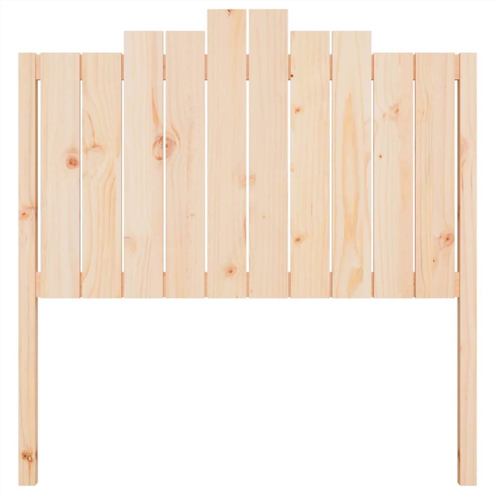 Bed Headboard 106x4x110 cm Solid Wood Pine