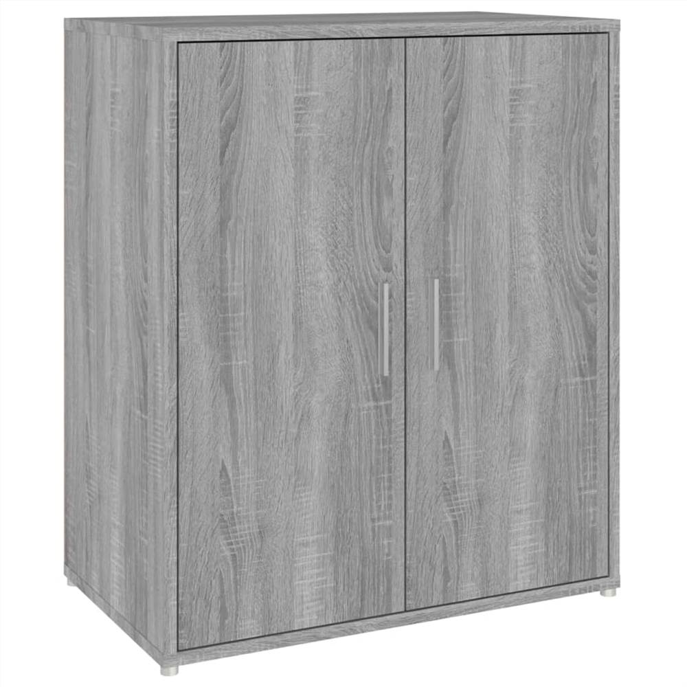Shoe Cabinet Grey Sonoma 60x35x70 cm Engineered Wood