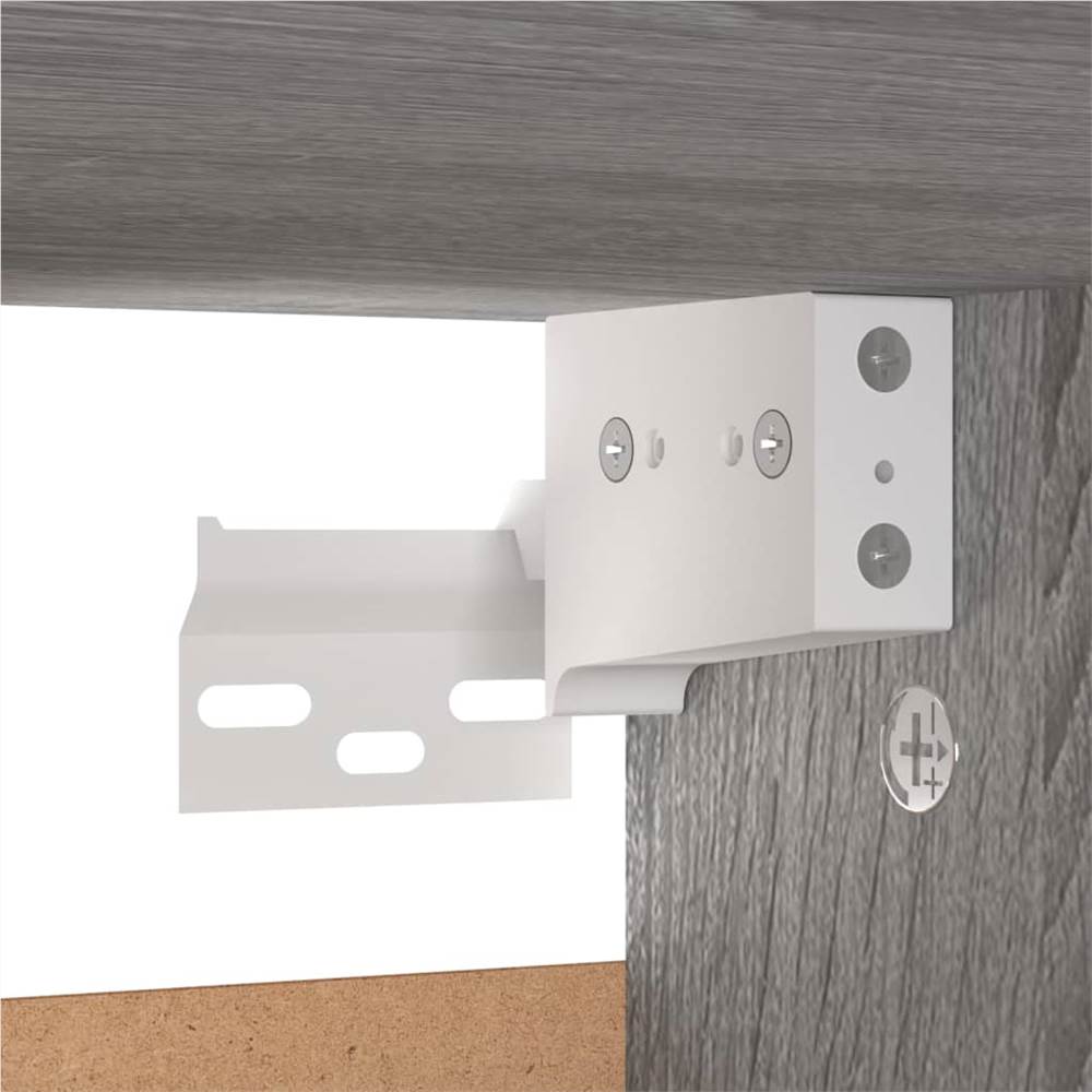 Shoe Cabinet Grey Sonoma 60x35x70 cm Engineered Wood