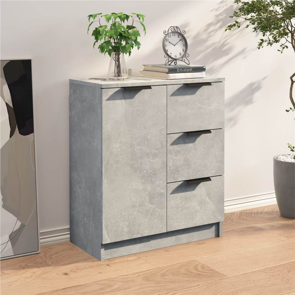 Sideboard Concrete Grey Engineered Wood