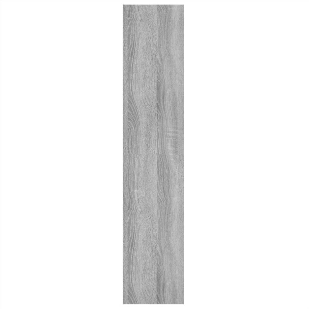 Wall Shelf Grey Sonoma 90x16x78 cm Engineered Wood