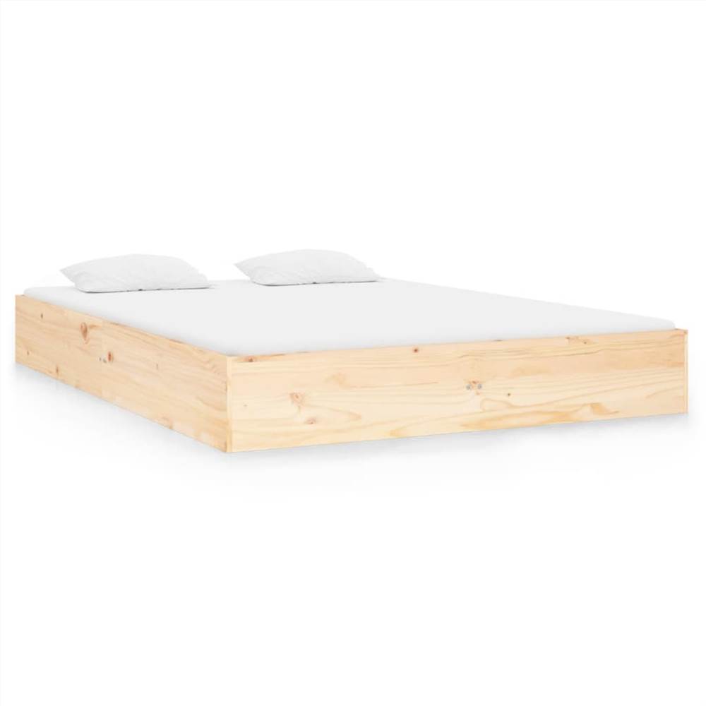 Bed Frame Solid Wood 120x190 cm 4FT Small Double