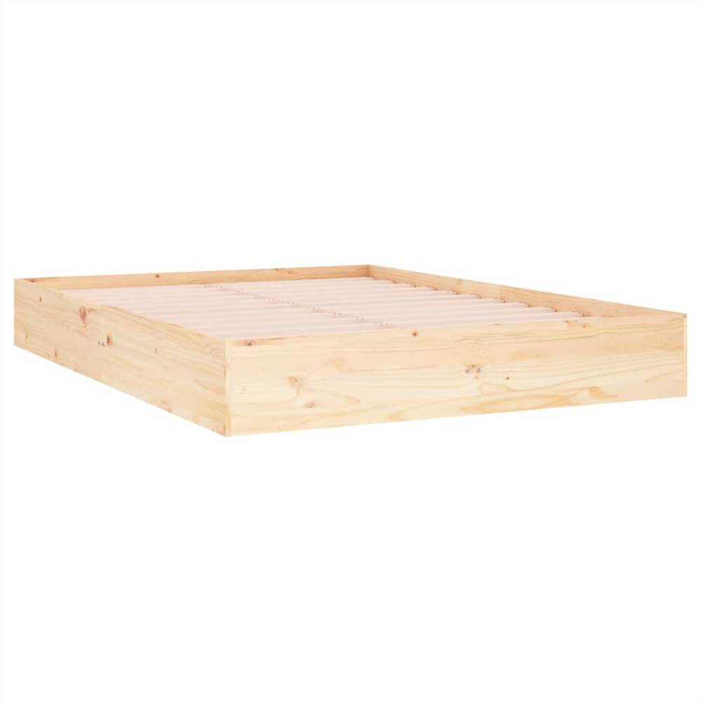 Bed Frame Solid Wood 120x190 cm 4FT Small Double