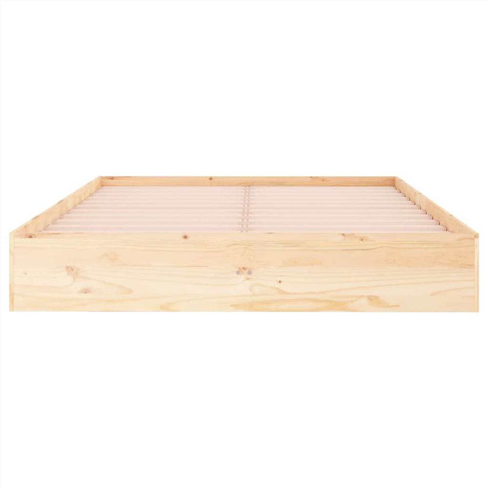 Bed Frame Solid Wood 120x190 cm 4FT Small Double