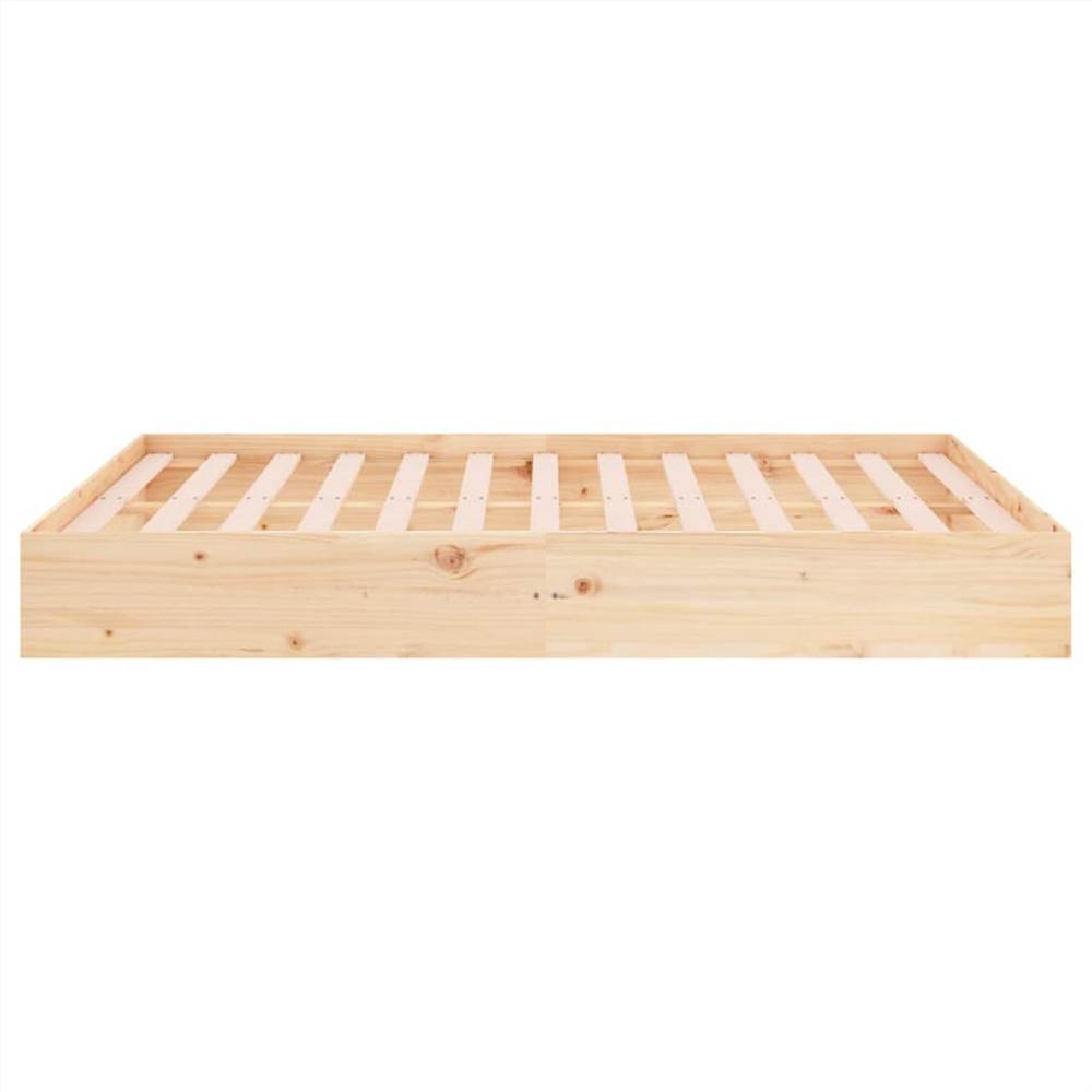 Bed Frame Solid Wood 120x190 cm 4FT Small Double