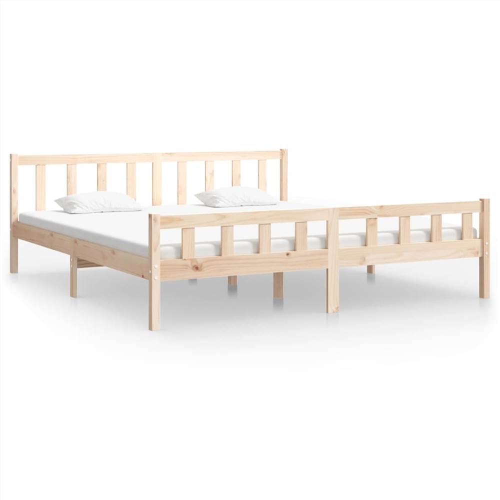 Bed Frame Solid Wood 160x200 cm