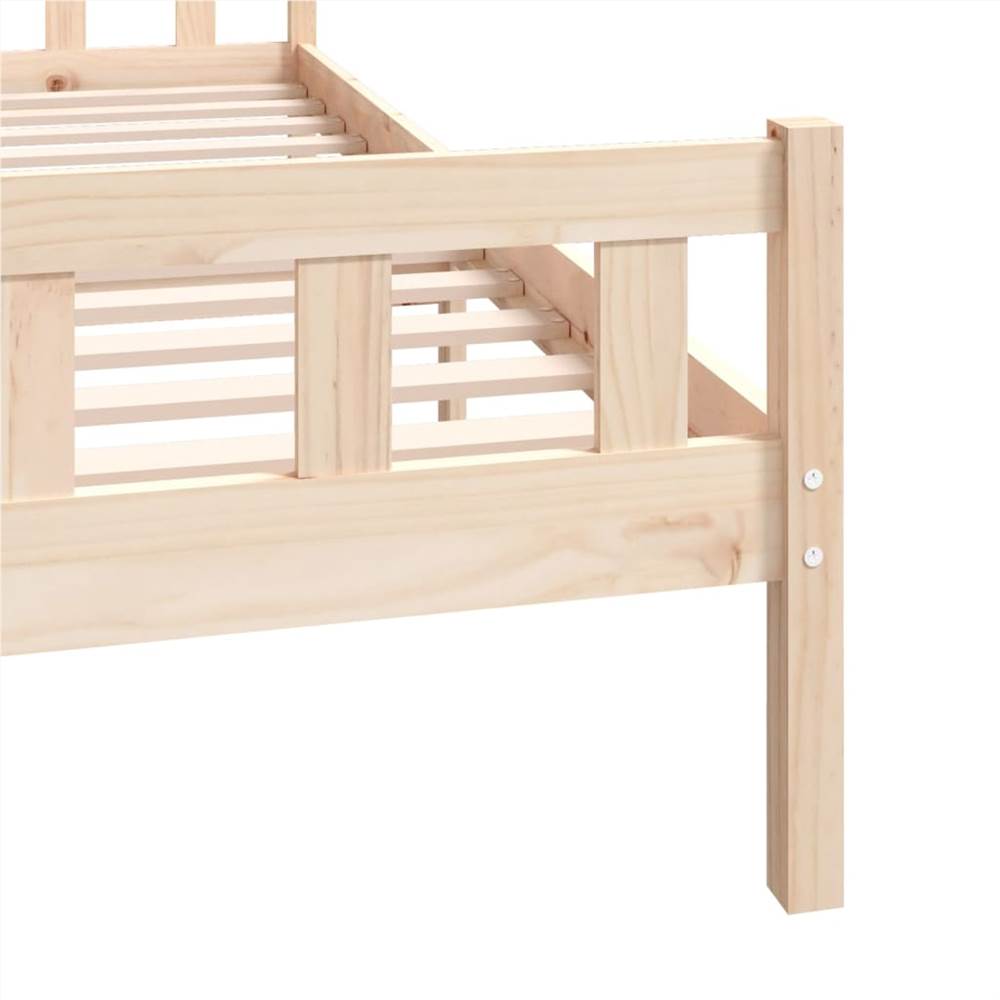 Bed Frame Solid Wood 160x200 cm