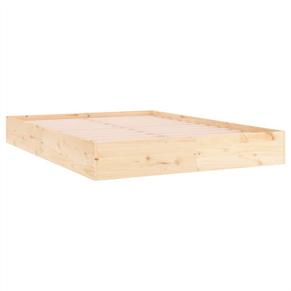 Bed Frame Solid Wood 160x200 cm