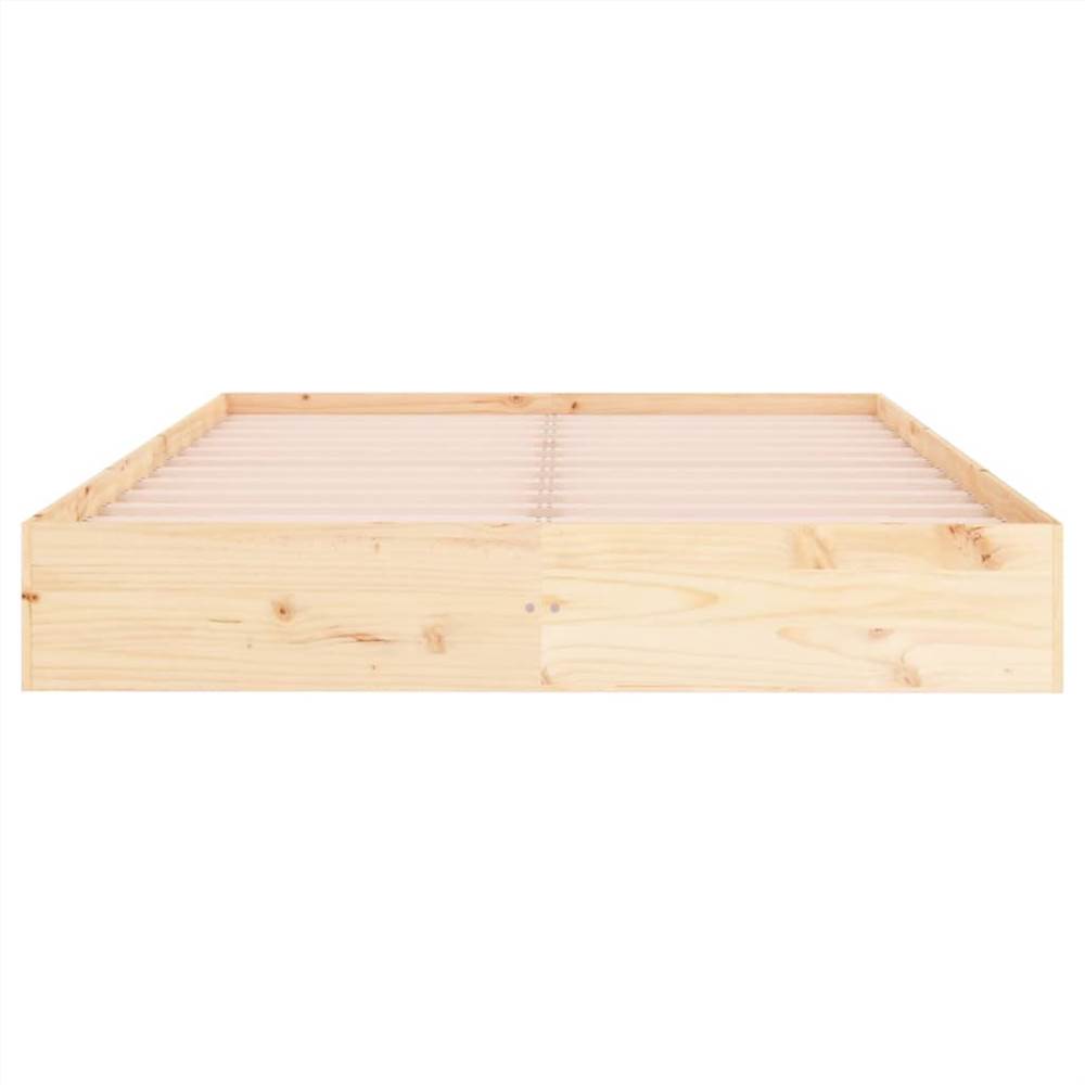 Bed Frame Solid Wood 160x200 cm
