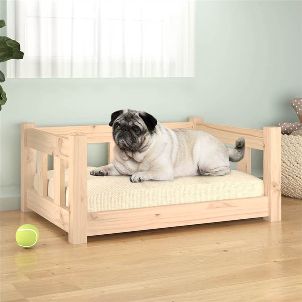 

Dog Bed 65.5x50.5x28 cm Solid Wood Pine