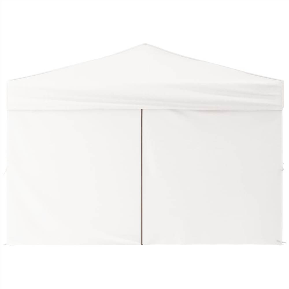 Folding Party Tent with Sidewalls White 3x3 m