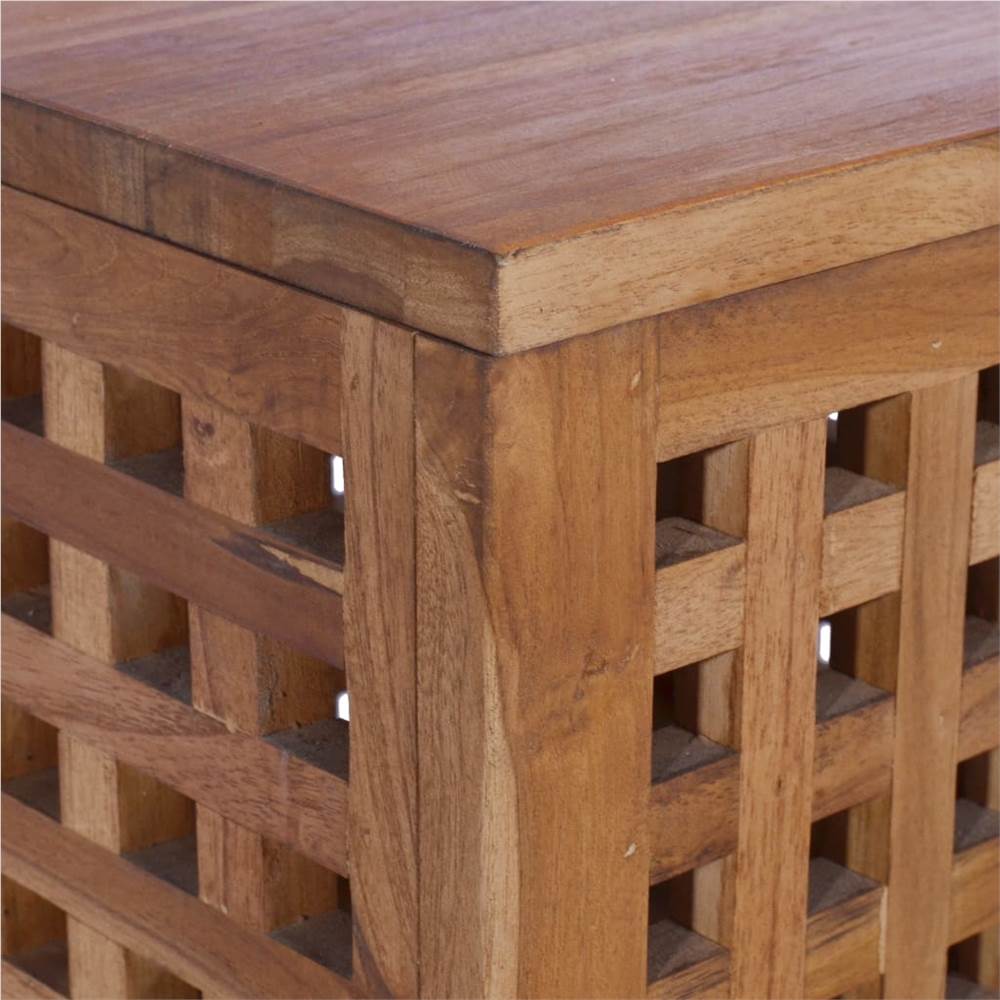 Rope Box 110x40x40 cm Solid Teak Wood