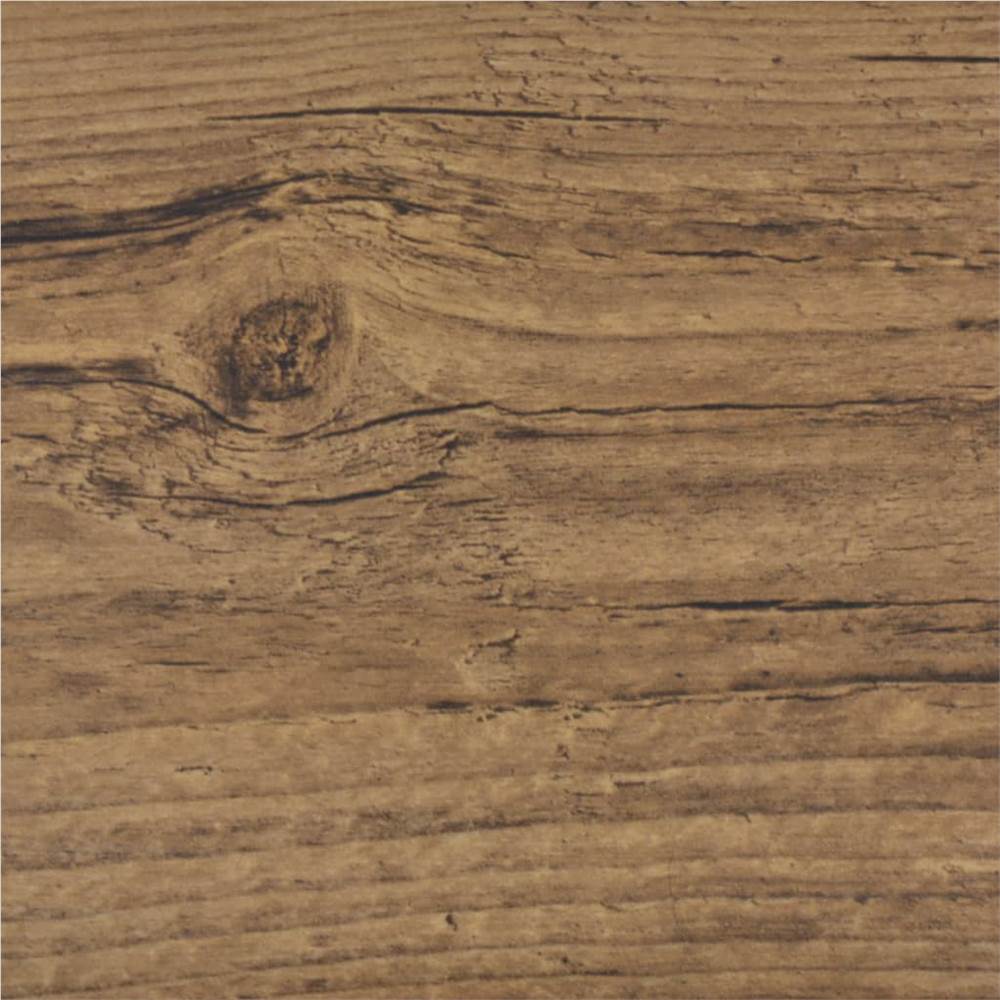 Self-adhesive PVC Flooring Planks 2.51 m² 2 mm Walnut Brown