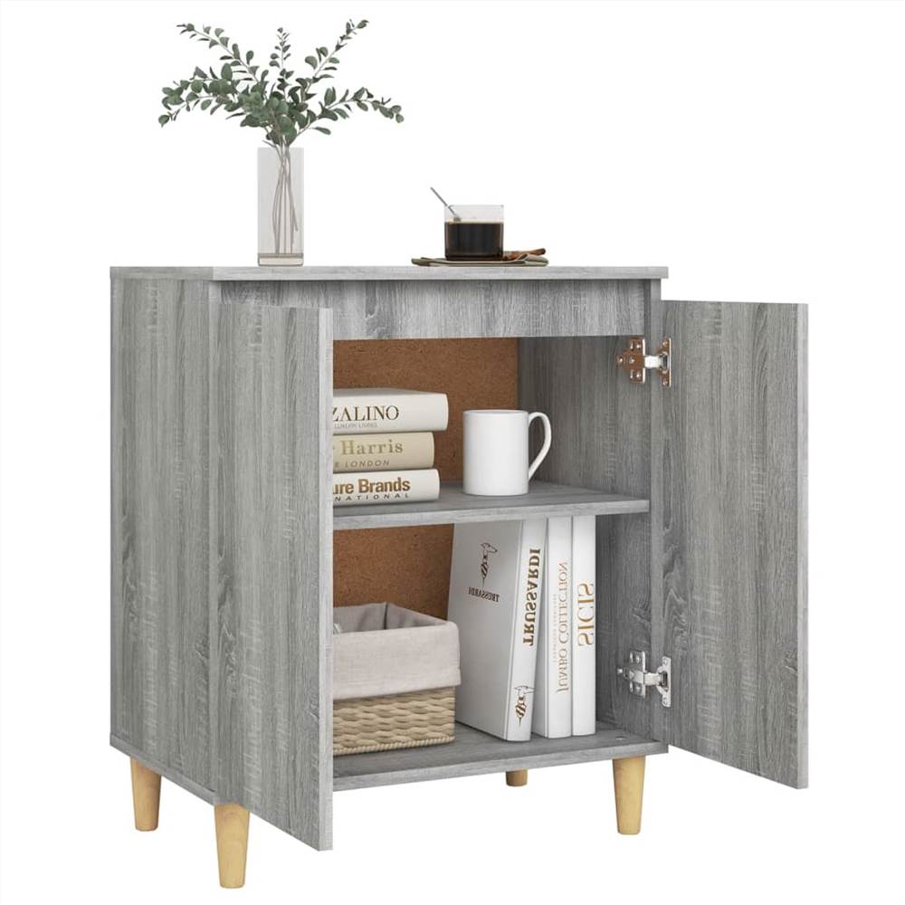 Sideboard Grey Sonoma 60x35x70 cm Engineered Wood