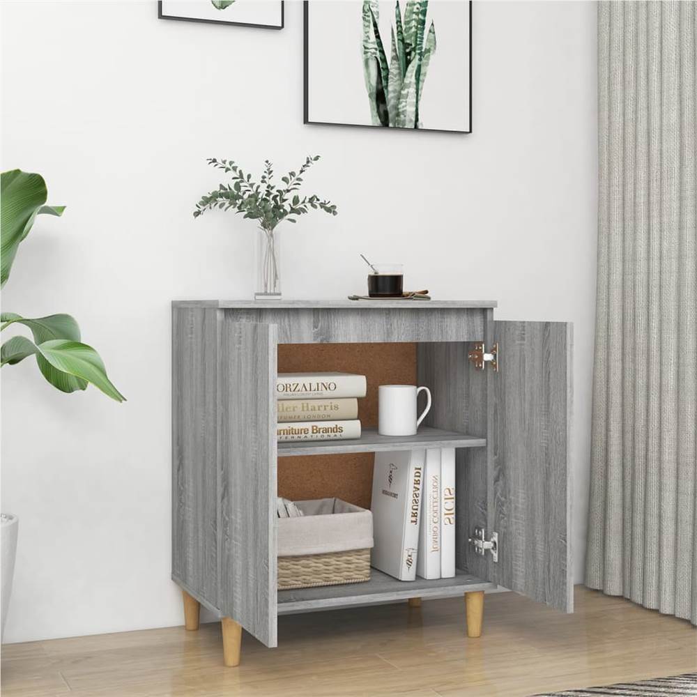 Sideboard Grey Sonoma 60x35x70 cm Engineered Wood