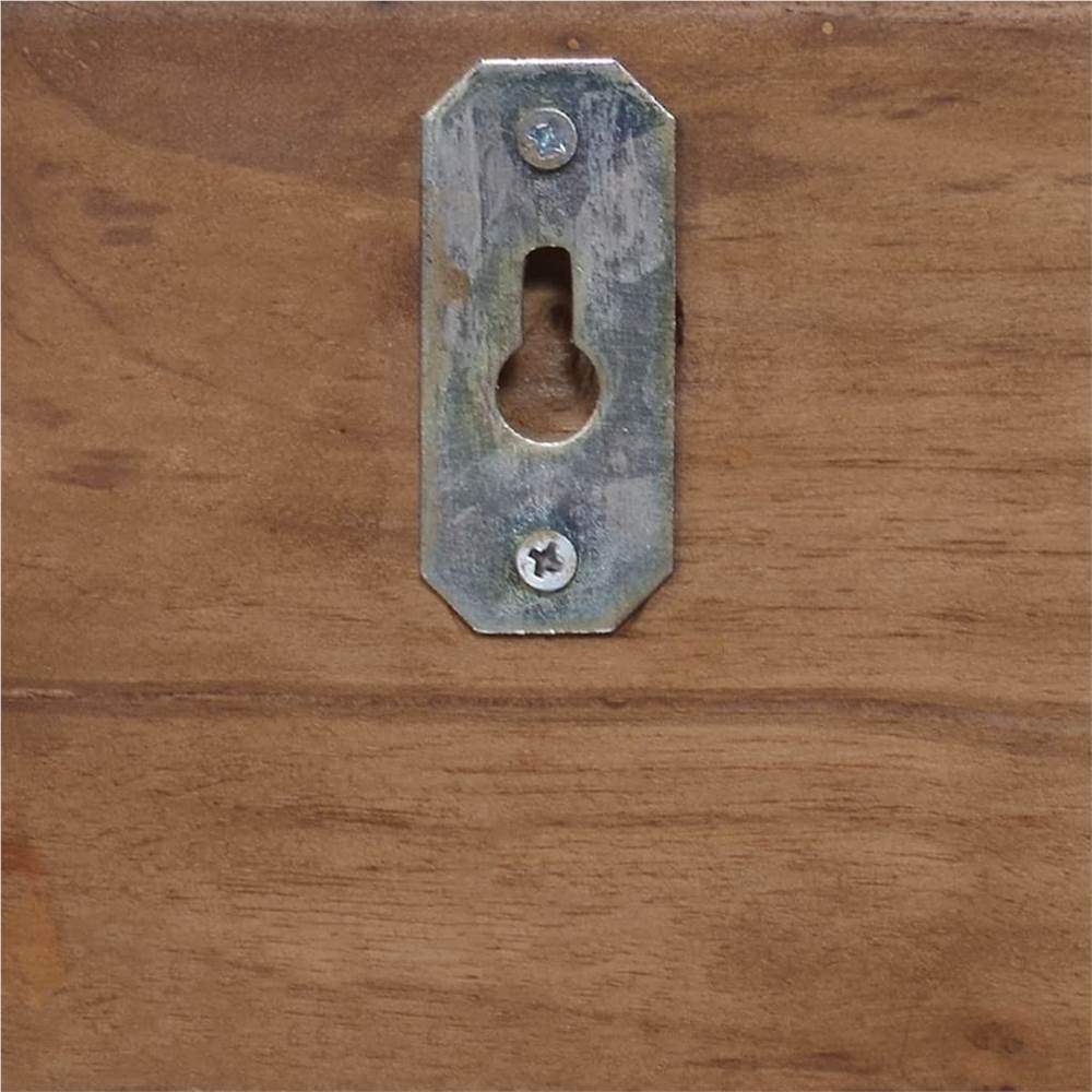 Wall Shelves 2 pcs 120x10x10 cm Solid Teak Wood